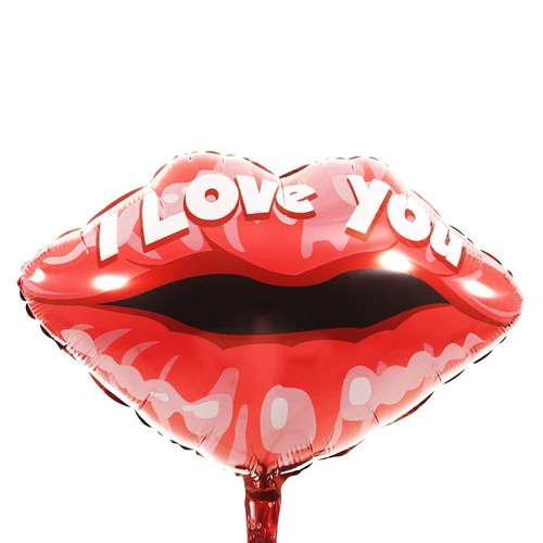 Lippen ballon I love you