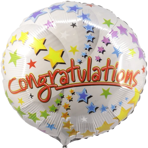 Heliumballon Congratulations