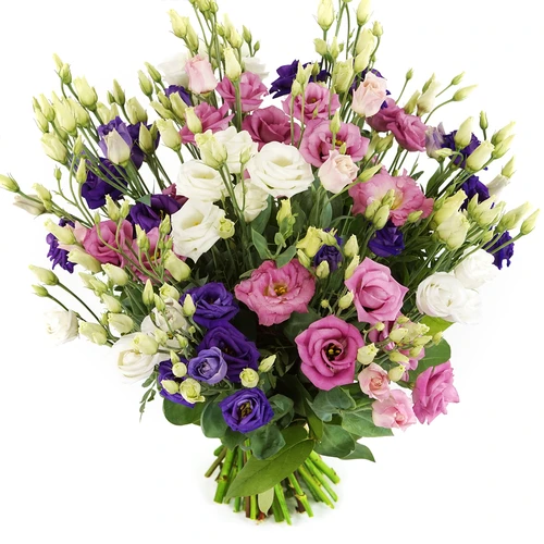 Boeket Eustoma's (lijken op rozen)