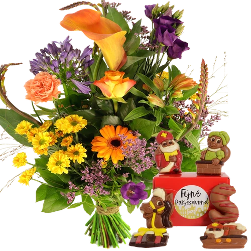 Plukboeket + sint chocolade