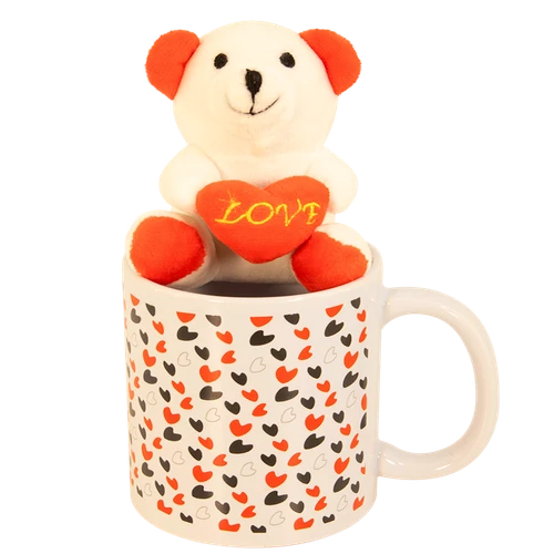 Love mok + knuffeltje