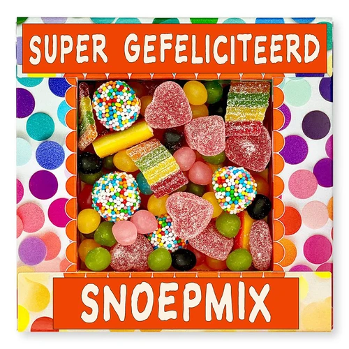 Super gefeliciteerd snoepmix