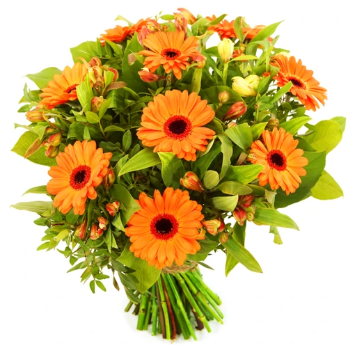 Voordeel boeket oranje