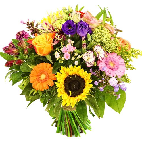 boeket zomers bont