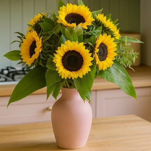 Bos zonnebloemen