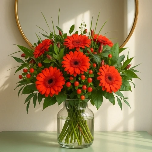 Voordeel boeket rood