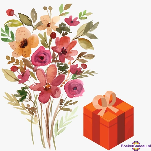 Bloemenabonnement  2 maanden: Boeket met cadeau