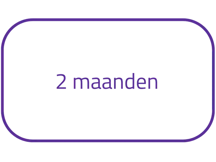 2 maanden abonnement bloemstuk