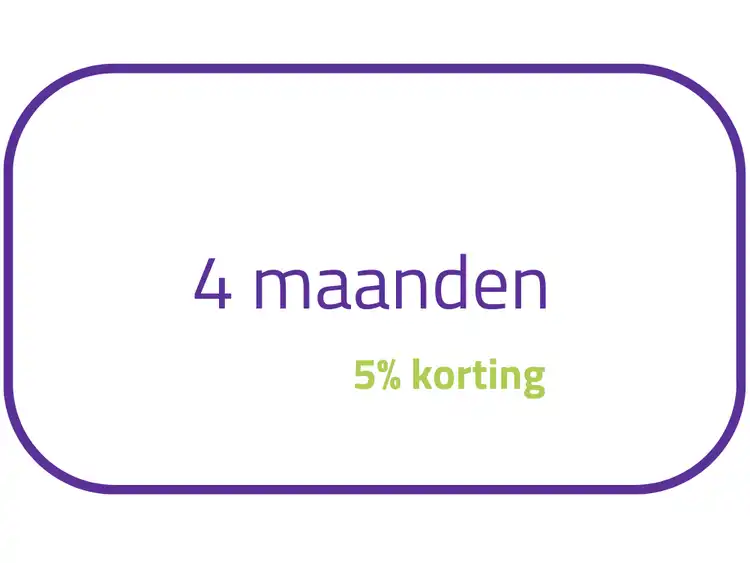 Bloemenabonnement 4 maanden bloemstuk