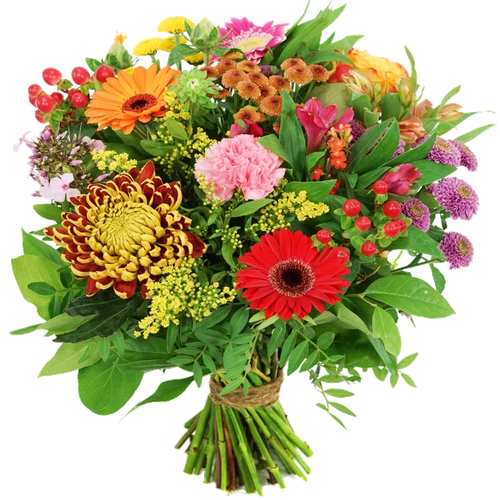 Bont herfst boeket