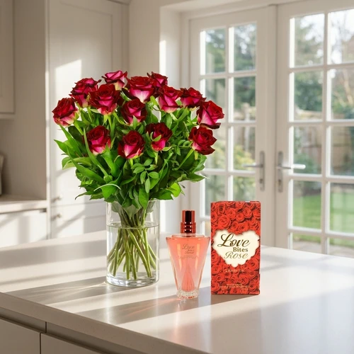 Rode rozen + rozen parfum