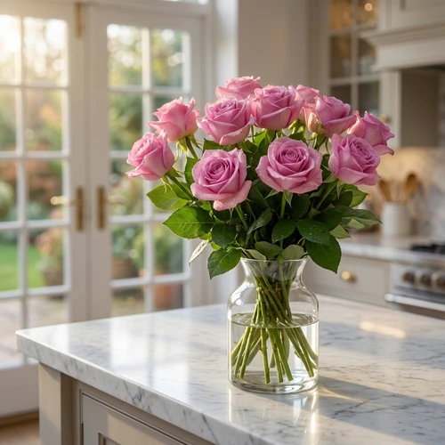 10 Roze rozen of kies meer rozen ...