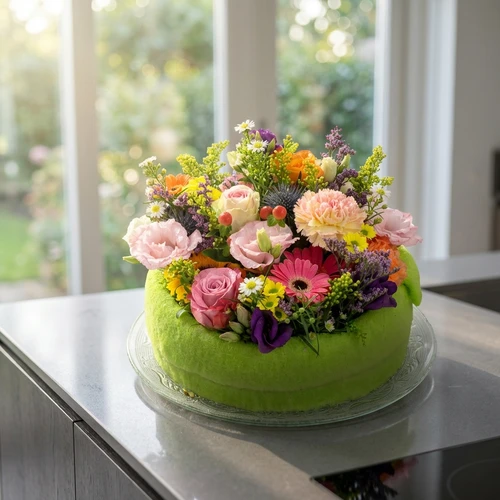 Wilde springerige bloementaart