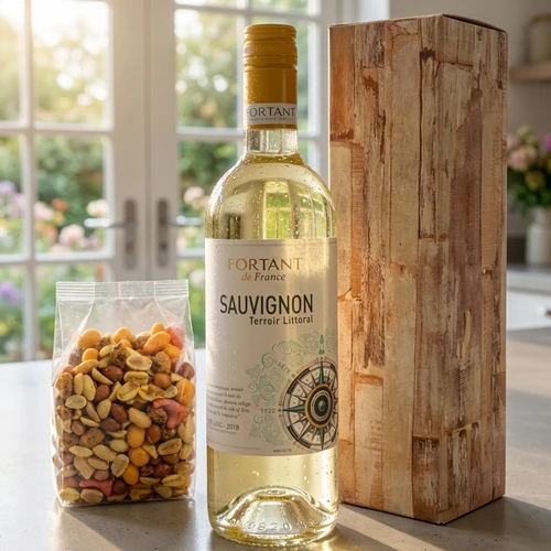 Fortant witte wijn (FR) borrelmix nootjes