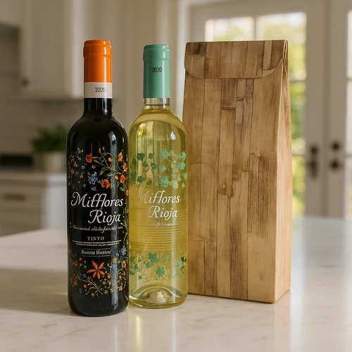 Wijngeschenk Milflores rode en witte wijn